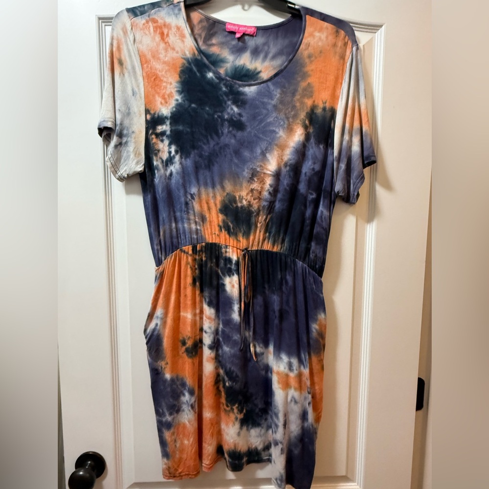 Simply Southern Multicolor Tie-Dye Dress